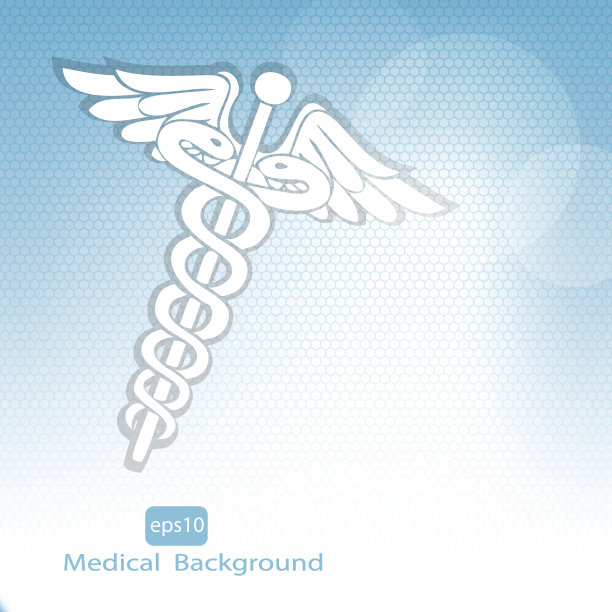 医学背景。素材图片