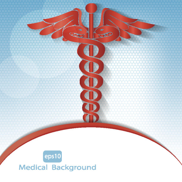 医学背景。素材图片