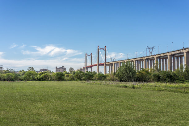 Zarate arm Largo Bridge，恩特雷里奥斯，阿根廷图片下载