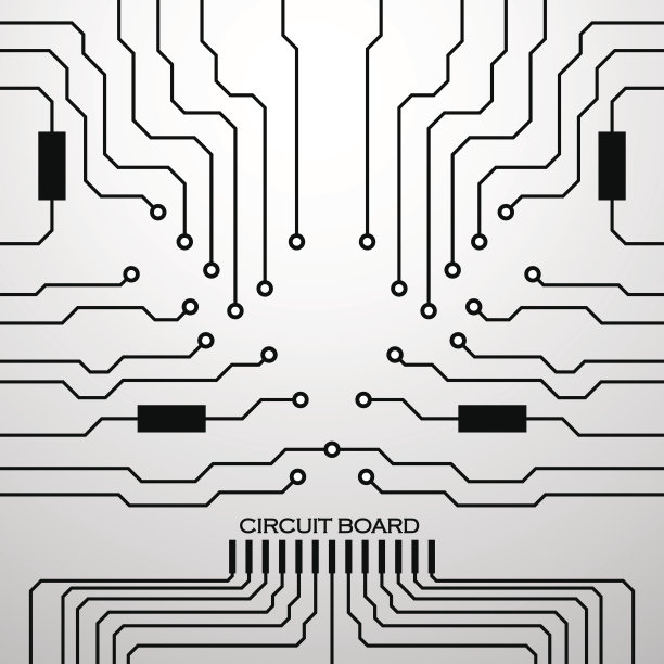 电路板。抽象的背景。矢量插图。每股收益10图片下载