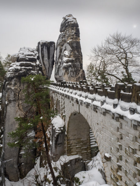 萨克森瑞士的巴勃朗桥图片下载