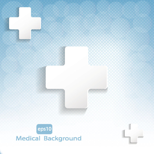 医学背景。素材图片