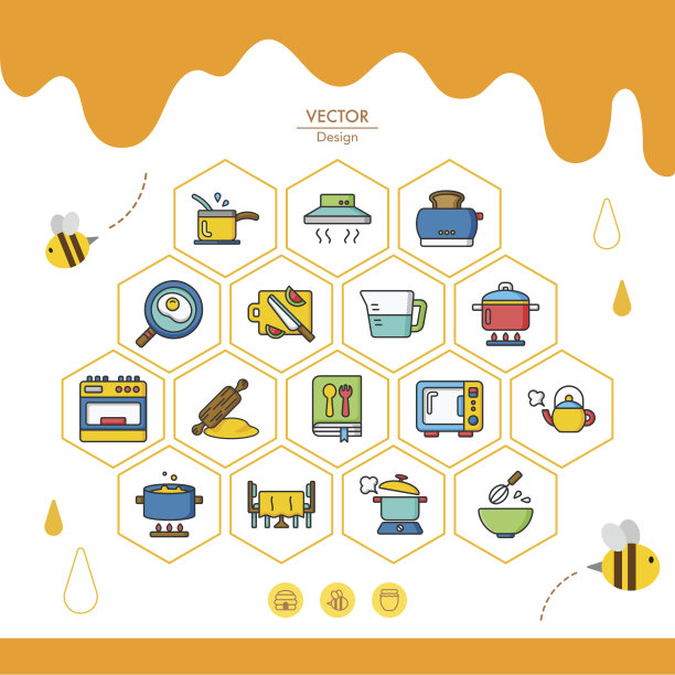 可爱的手绘插图图片下载