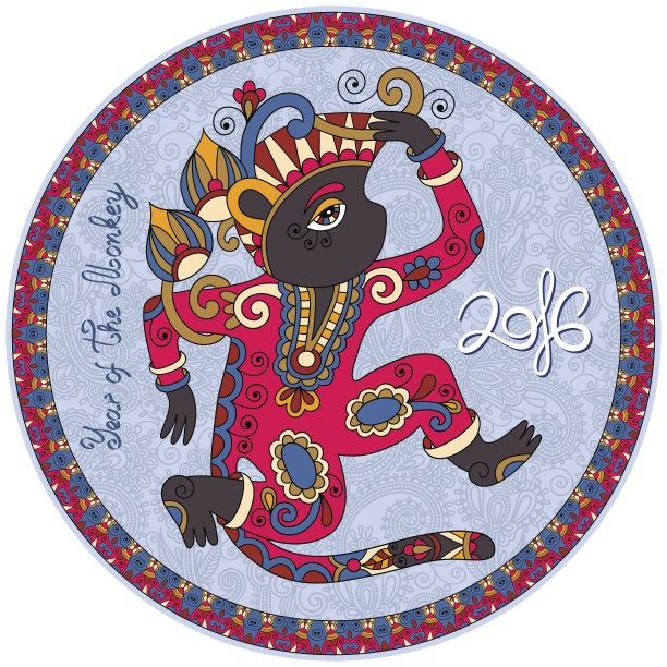 岁次甲申(猴年)图片下载