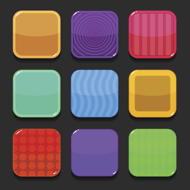 应用程序图标模板图片下载