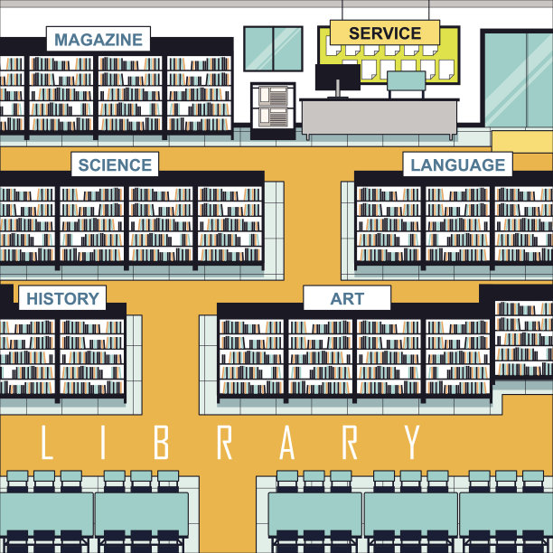 图书馆的场景图片下载