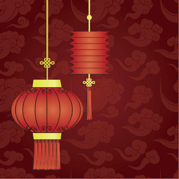 灯笼的背景图片下载