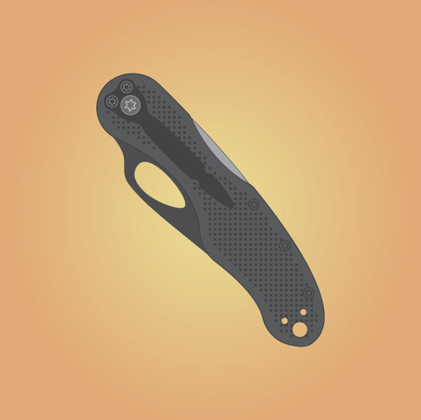 矢量剪贴画:折叠口袋刀图片下载