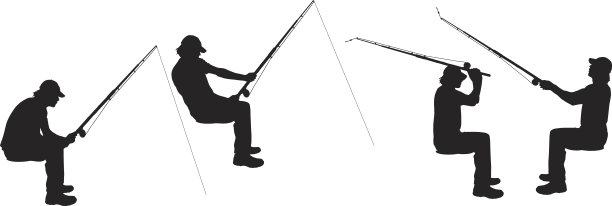 一个人的矢量剪影。图片下载