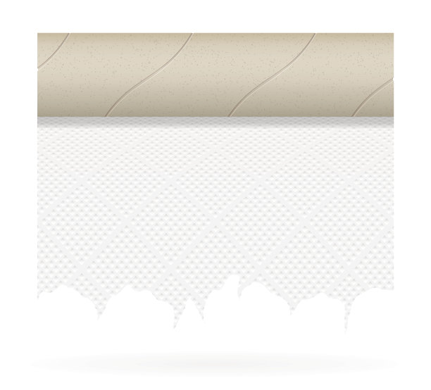 张卫生纸矢量插图图片下载