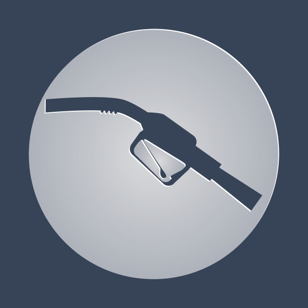 汽油喷嘴的迹象。加油站图标。图片下载