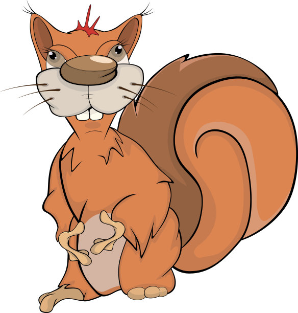 松鼠卡通图片下载