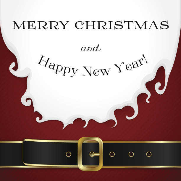 圣诞快乐的背景与圣诞老人图片下载