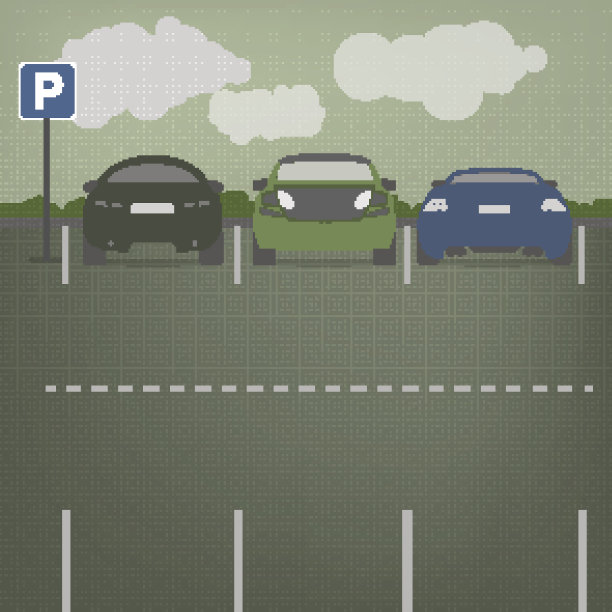 向量的停车场图片下载