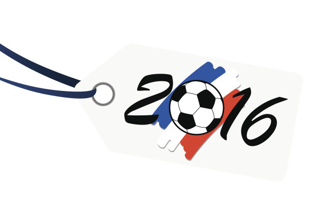 带有法国国色字母2016的吊牌图片下载