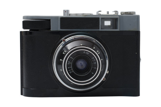 复古相机孤立在白色图片下载