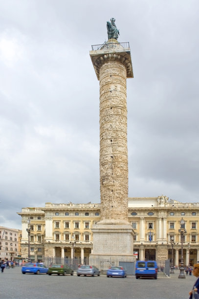 罗马。马可·奥勒留纵队。图片下载