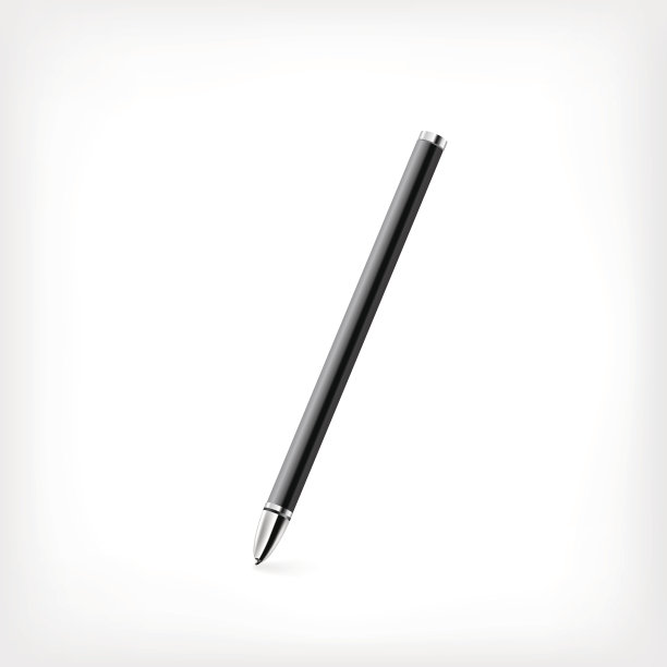 白色背景上的钢笔。图片下载
