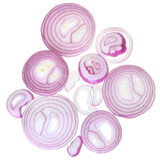 洋葱切近视图图片下载