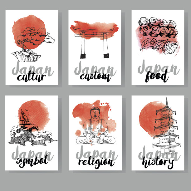 手绘日本图片下载