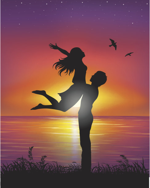 日落。图片下载