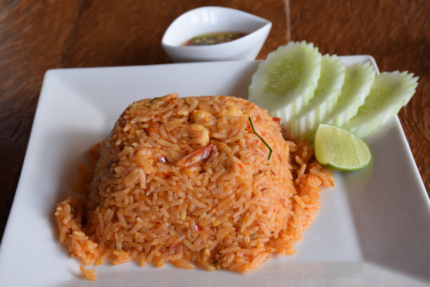 虾仁汤yum炒饭图片下载