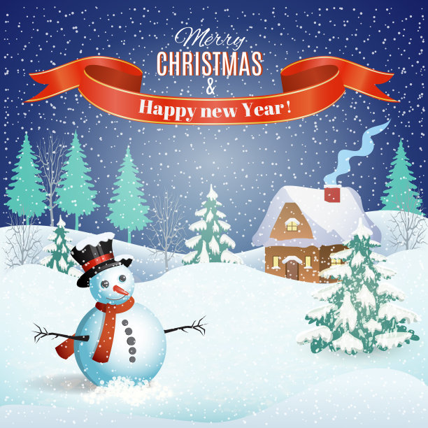 圣诞屋子图片素材ID：129341398