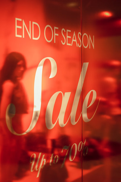 商店季末促销标志图片下载