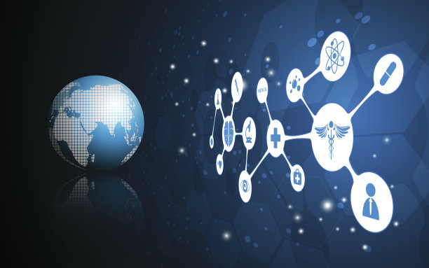 向量世界的科学医学概念背景图片下载