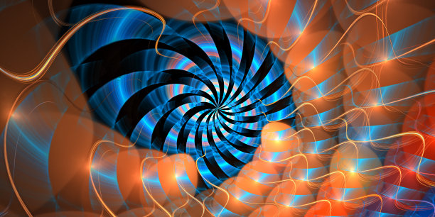 分形螺旋背景图片下载