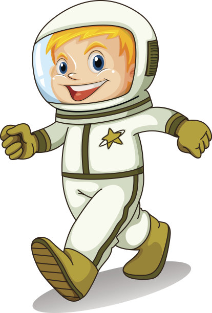 微笑的宇航员图片下载