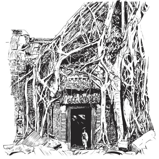 吴哥的塔蓬图片下载