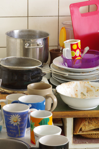 脏盘子图片下载