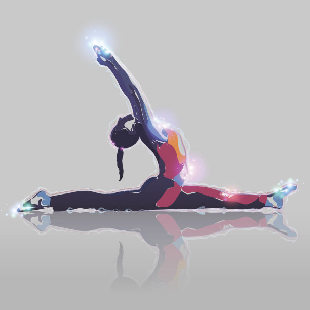 抽象的瑜伽图片下载