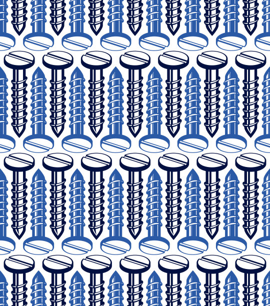 修理理念无缝模式，高度详细的3d螺栓背景图片下载