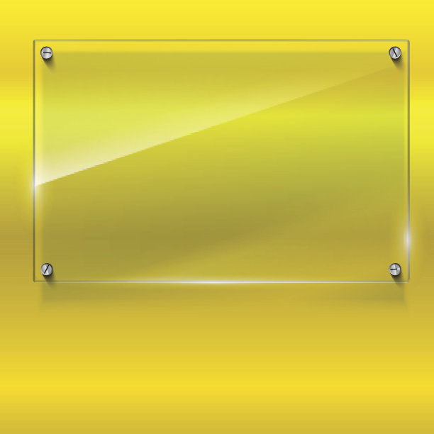 优雅的矢量背景与玻璃横幅。图片下载