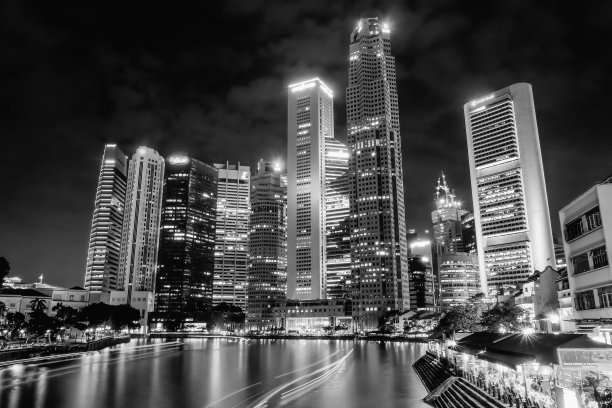 新加坡城市夜景图片下载
