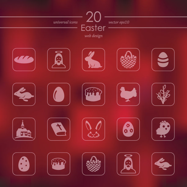 复活节标志套装图片下载