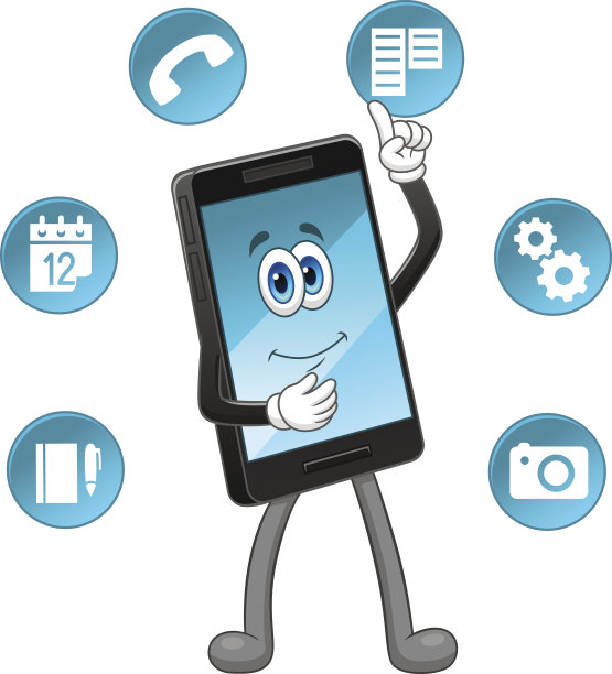 移动电话及应用程序图片下载