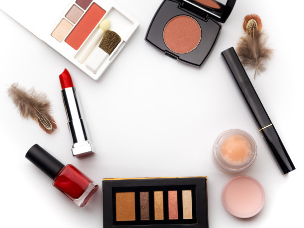 化妆化妆，在白色的背景上图片下载