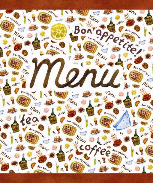 菜单在水彩图片下载