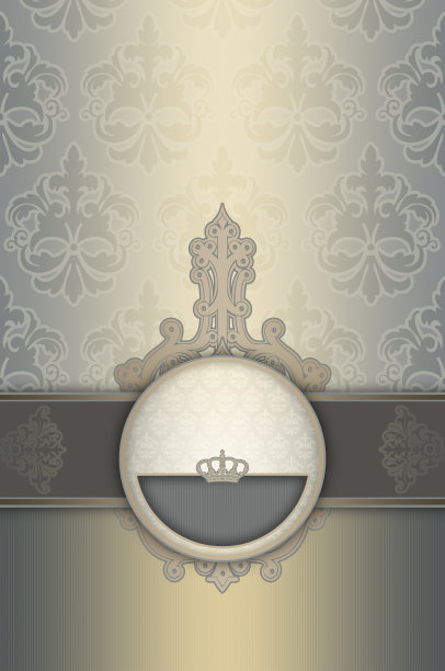 装饰背景与优雅的框架。图片下载