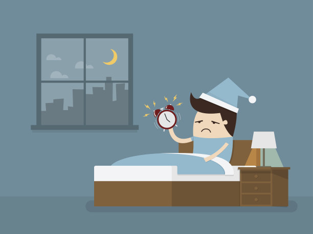 睡觉矢量图素材ID：129469960