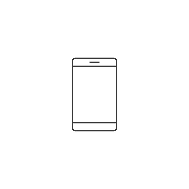 手机细线图标图片下载