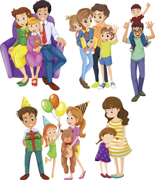 不同的家庭图片下载