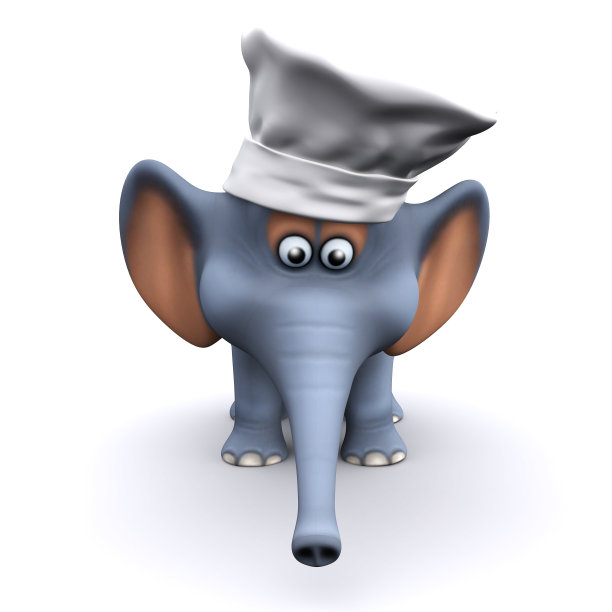 3 d厨师大象图片下载