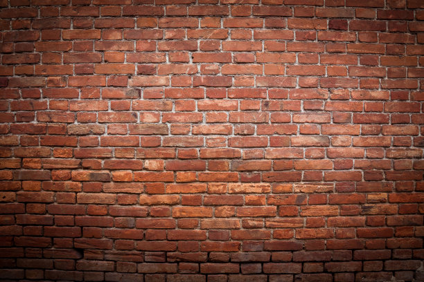 破旧的红砖墙素材图片
