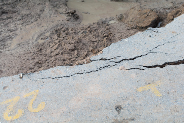 开裂的道路图片下载