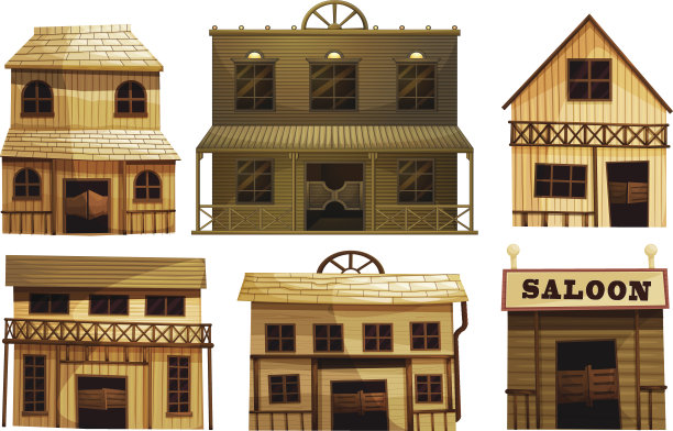 西方的沙龙酒吧图片下载