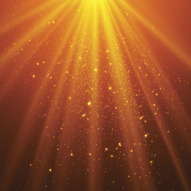 橙色闪光顶幻抽象图片下载